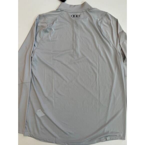 Under Armour Men's Long Sleeve T-shirt MK-1 Graphic 1/4 Zip Gray Size XL NWT - Picture 11 of 12